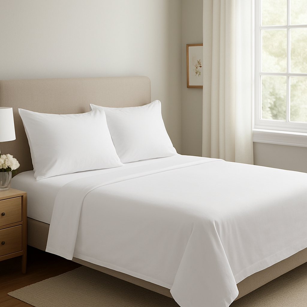 Sábanas 100% Algodón 200 Hilos – Suavidad y Frescura Tipo Hotel 🛏️