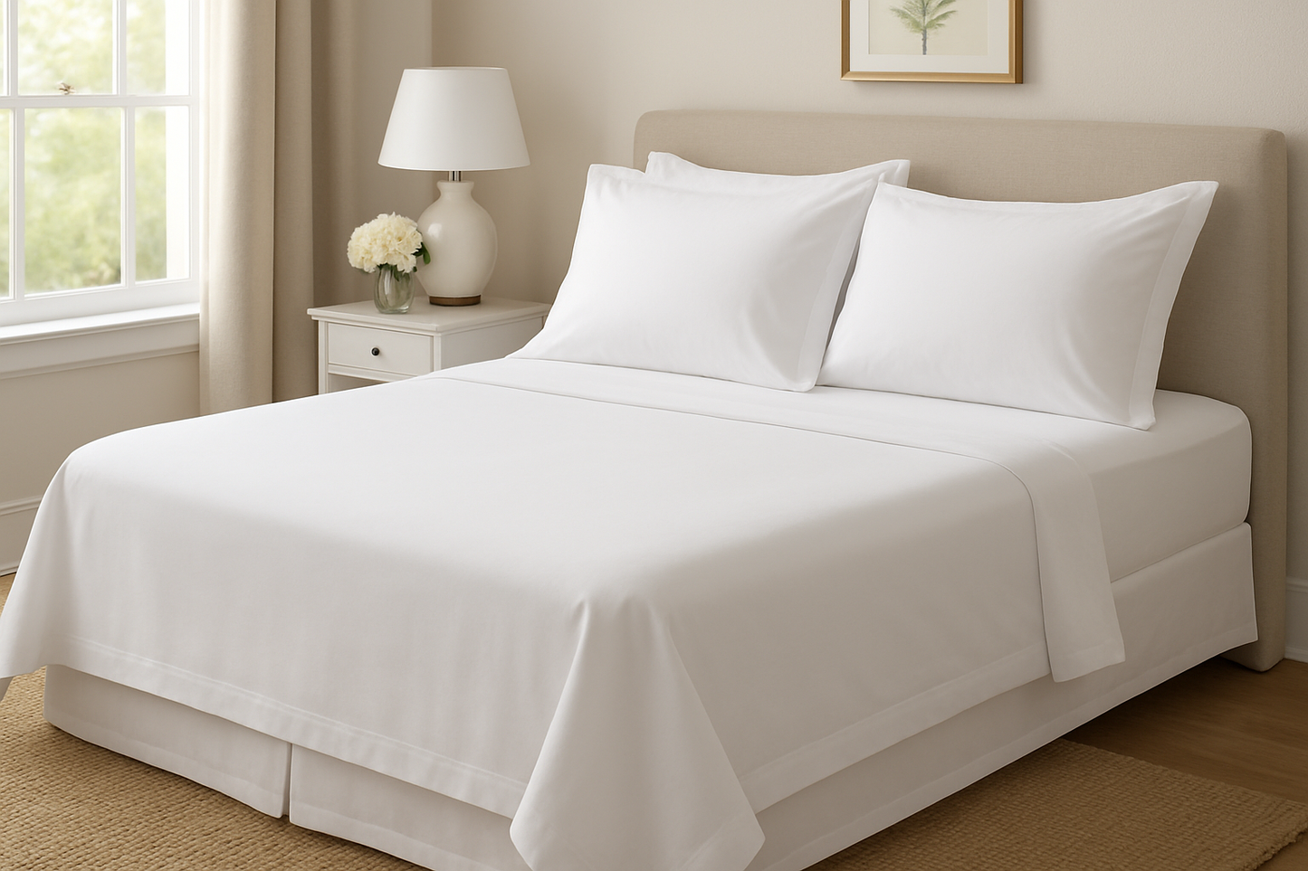 Sábanas 100% Algodón 200 Hilos – Suavidad y Frescura Tipo Hotel 🛏️