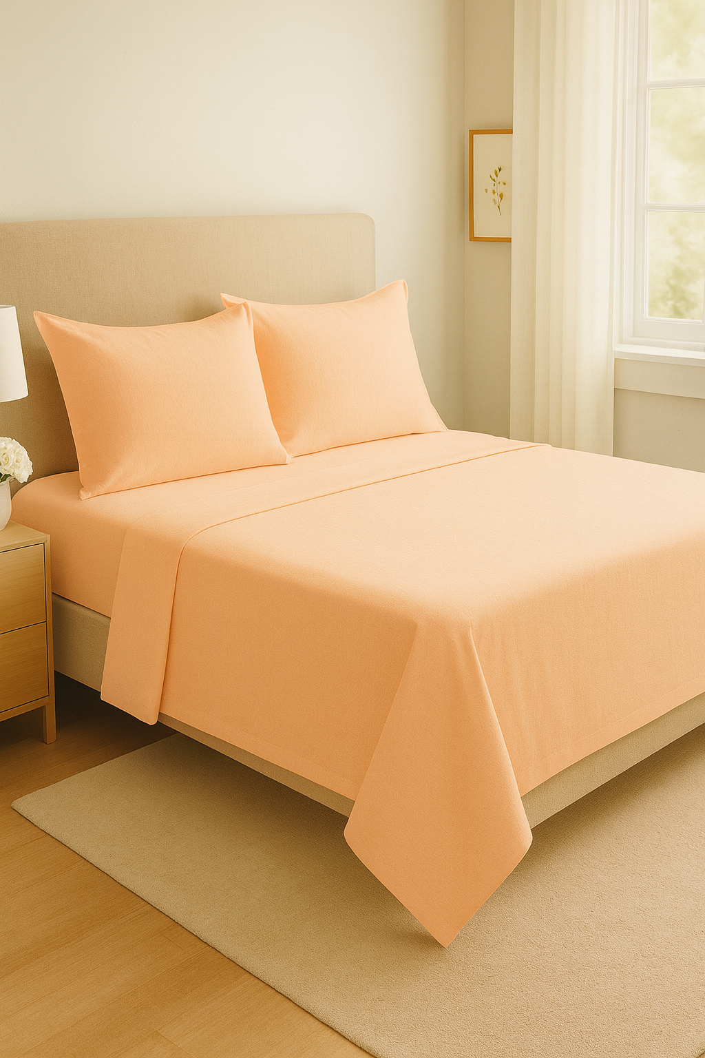 Sábanas 100% Algodón 200 Hilos – Suavidad y Frescura Tipo Hotel 🛏️
