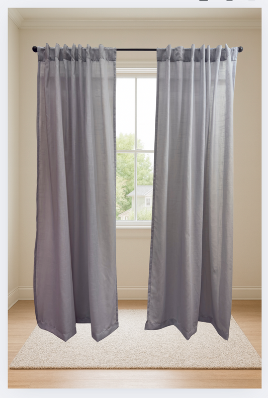 Cortinas de Lino – Luz Natural, Estilo Atemporal y Caída Elegante