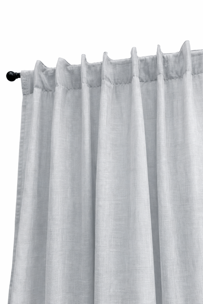 Cortinas Textura Tipo Lino – Luz Natural, Estilo Atemporal y Caída Elegante