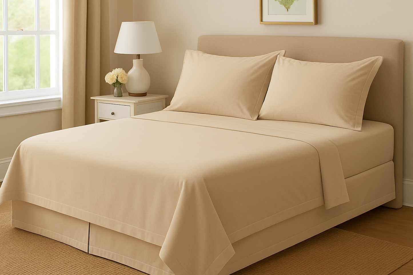 Sábanas 100% Algodón – Suavidad y Frescura para Dormir Mejor