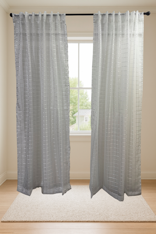 Cortinas de Tergal Francés ✨ – Luz Natural y Elegancia en tu Hogar