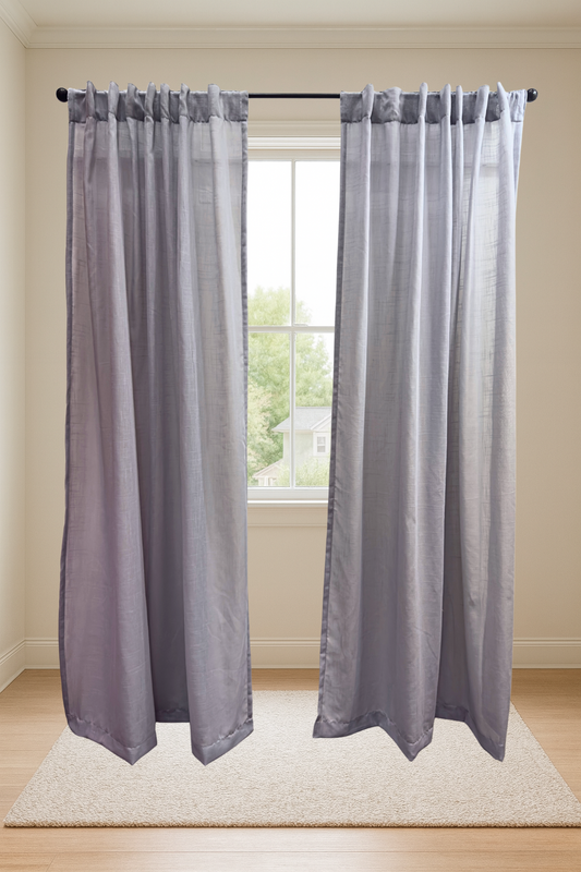 Cortinas de Lino – Luz Natural, Estilo Atemporal y Caída Elegante